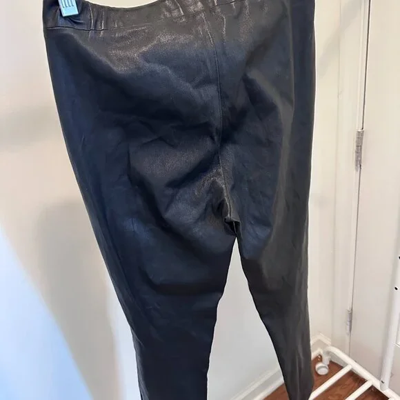Leather Leggings Theory - Midrise Size 10 Black